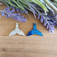 Load image into Gallery viewer, Whale Tail Acrylic Drop
