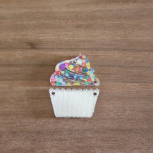 Load image into Gallery viewer, Patterned Acrylic Cupcake 2 Piece Drops
