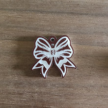 Load image into Gallery viewer, Acrylic Sports Bows Studs &amp; Drops
