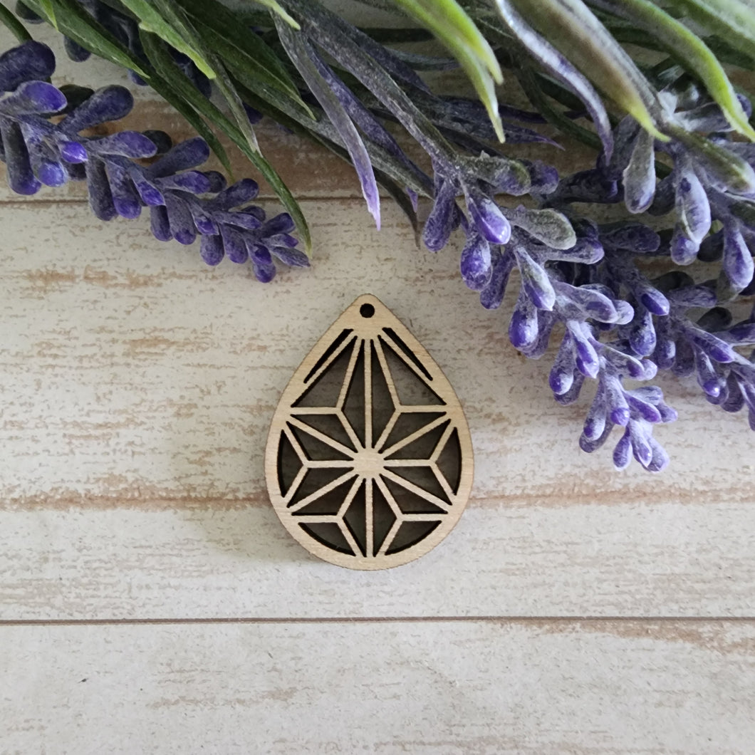 Geo Cutout Teardrop #6