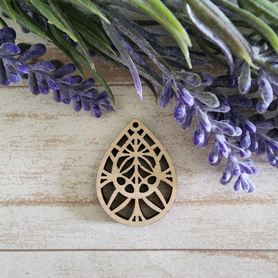 Geo Cutout Teardrop #8