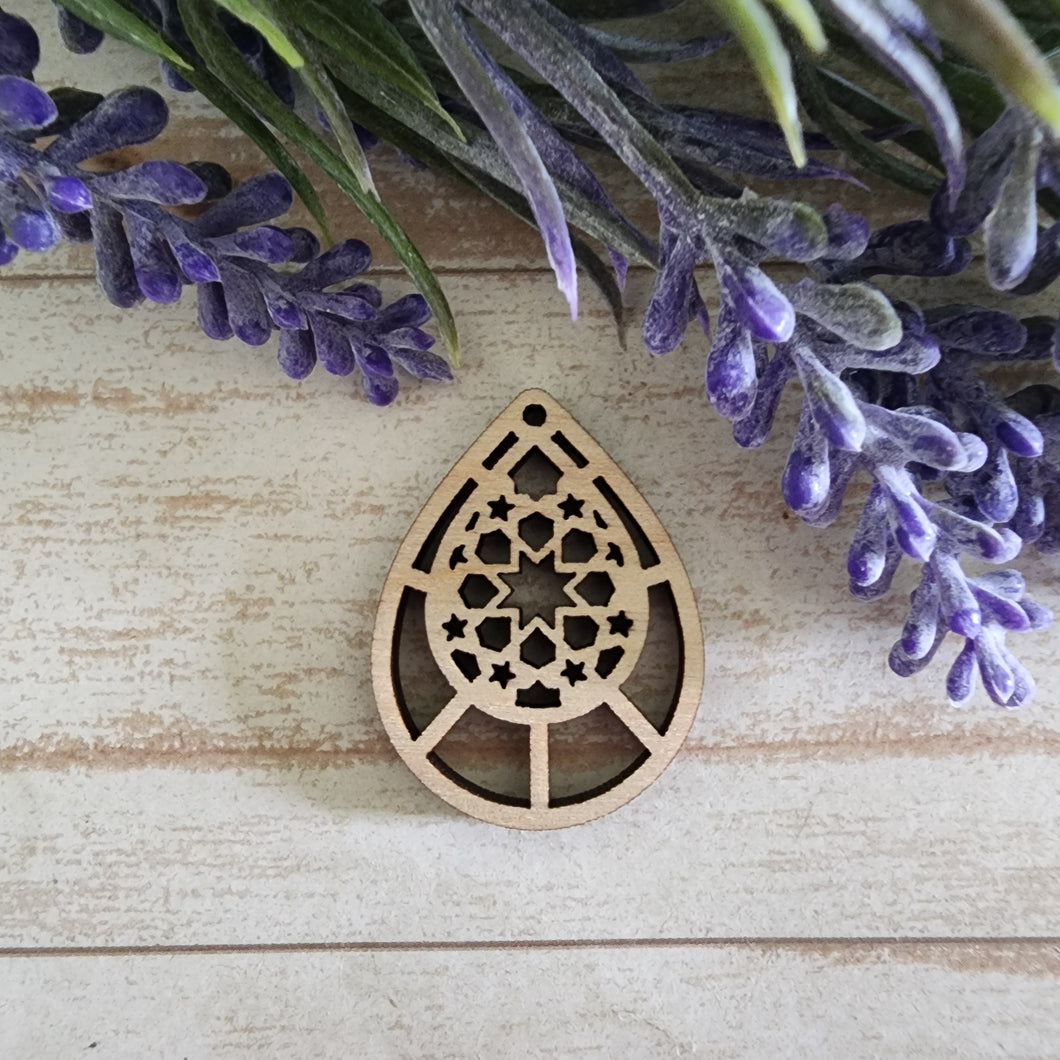Geo Cutout Teardrop #4