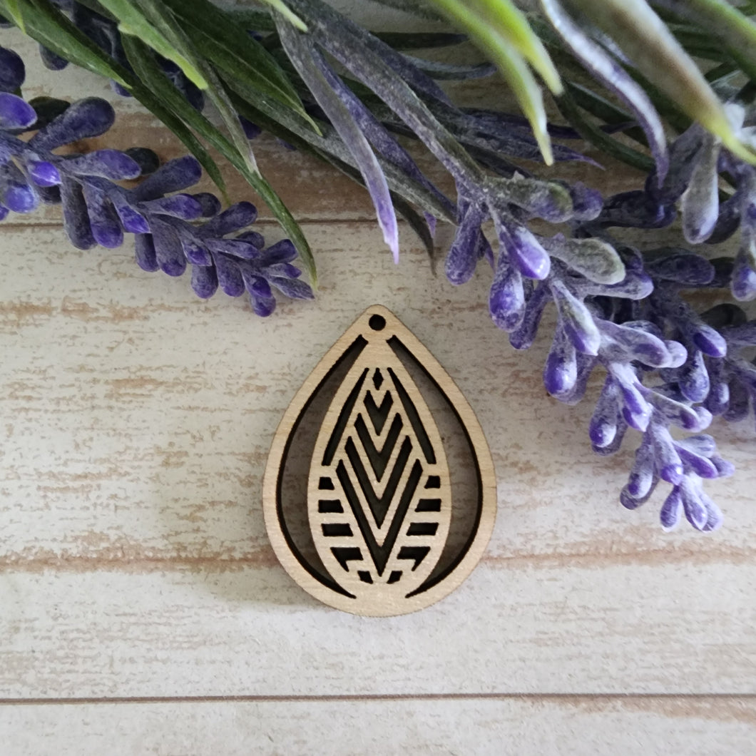Geo Cutout Teardrop #20