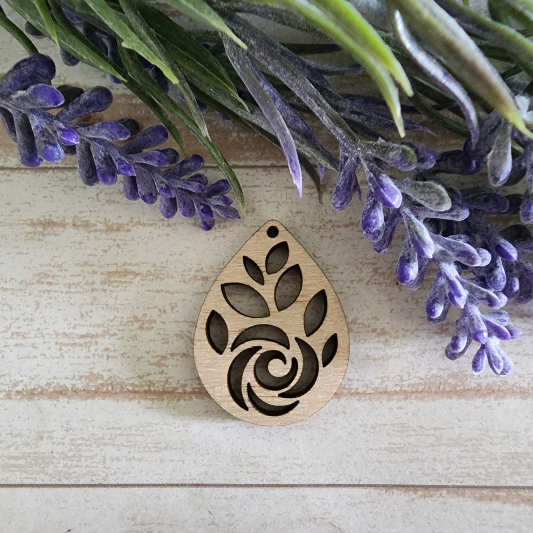 Geo Cutout Teardrop #16