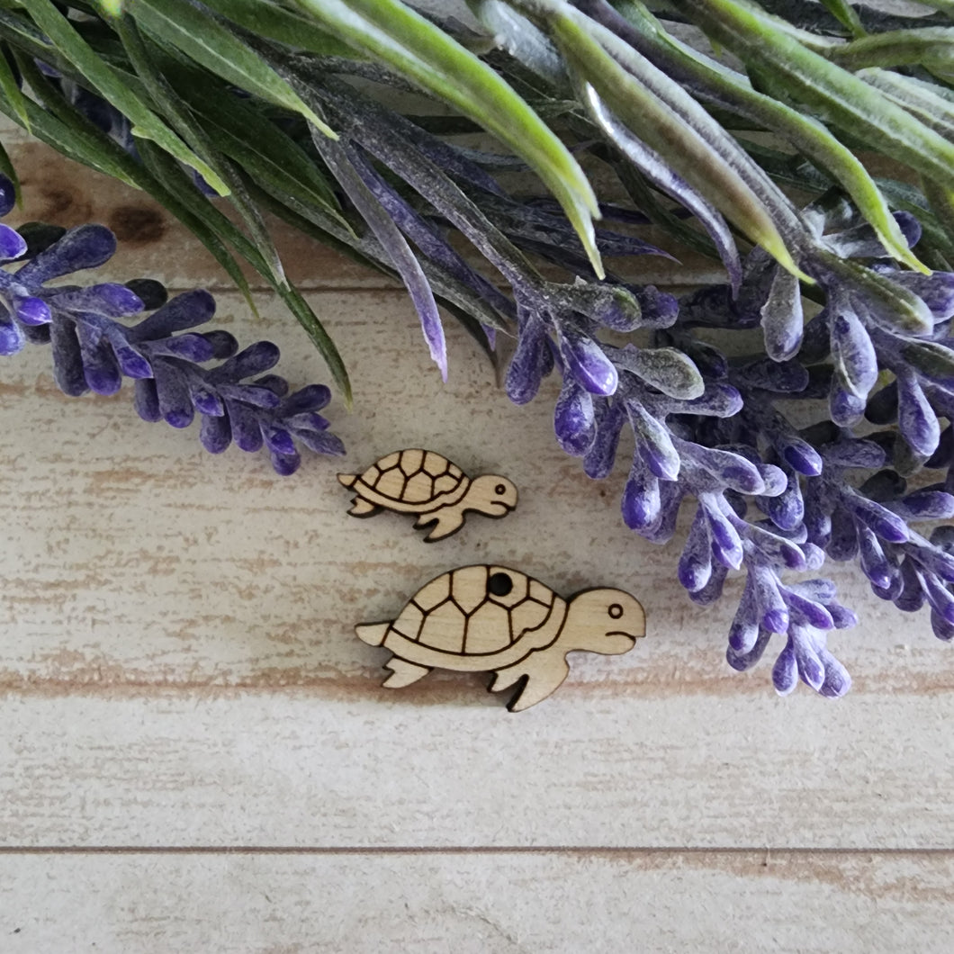 Turtle Stud & Drop