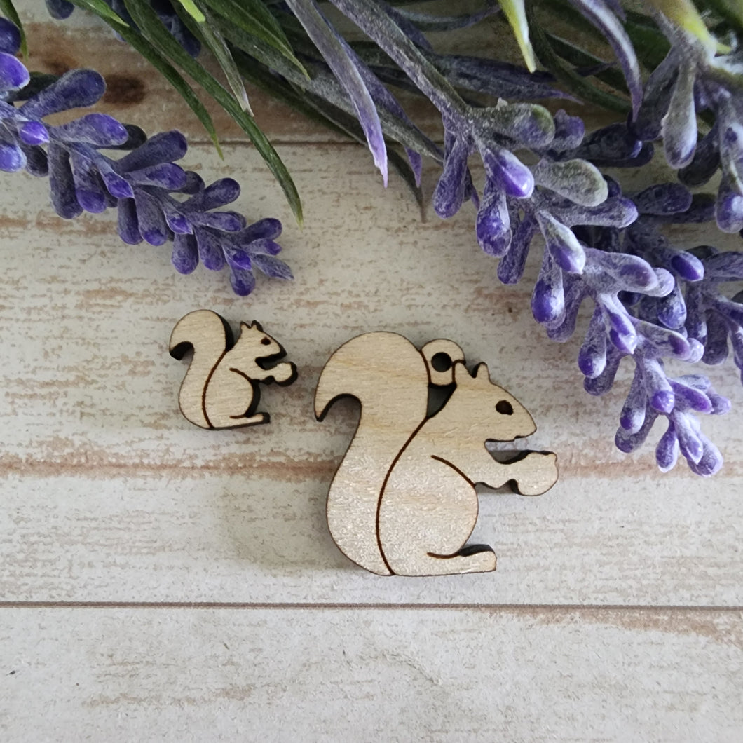 Squirrel Profile Stud & Drop