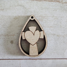 Load image into Gallery viewer, Cutout Cross Teardrops
