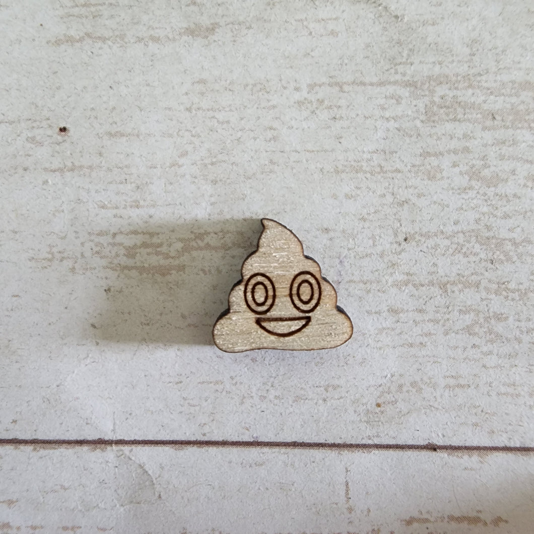 Poop Emoji Studs & Drops