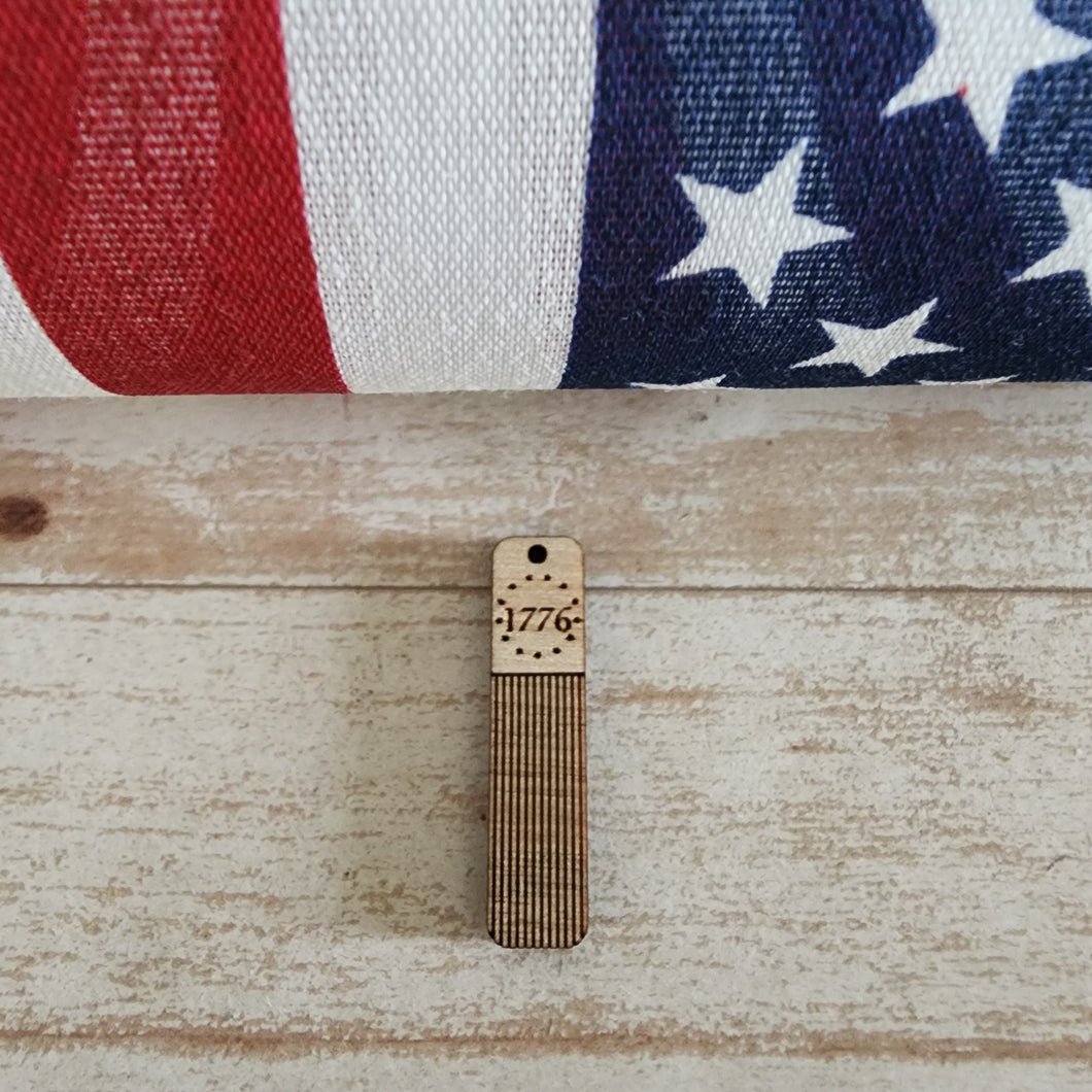 Patriotic 1776 Flag Bar Drop