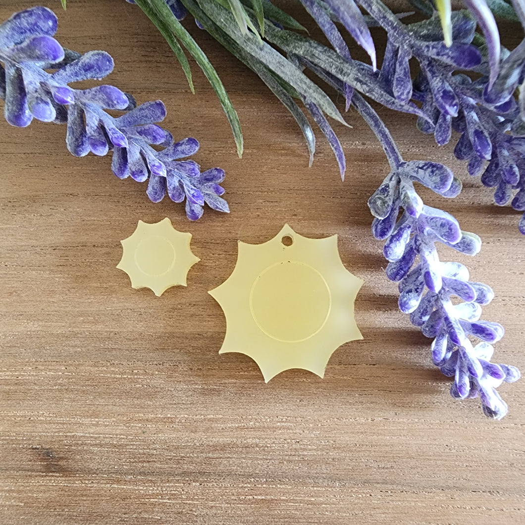 Sun Acrylic Stud & Drop