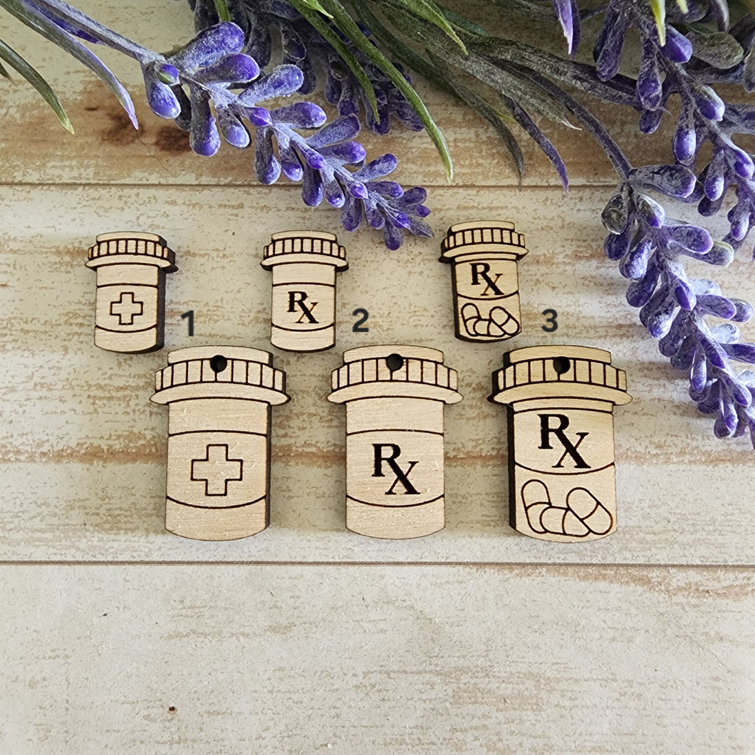 Prescription Bottle Studs & Drops