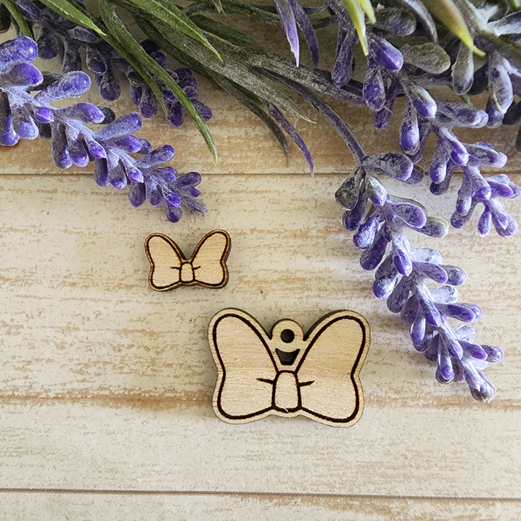 Puffy Bow Stud & Drop