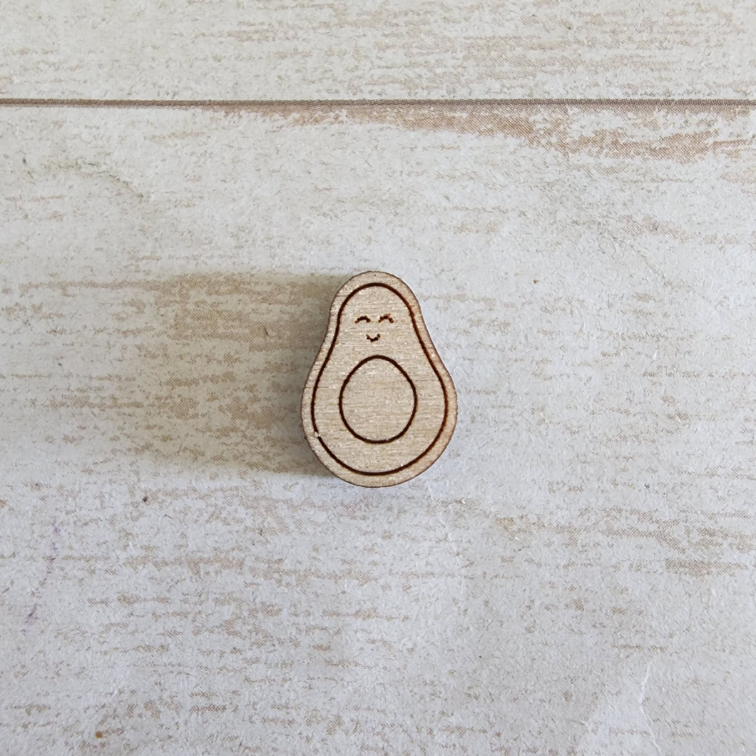 Avocados With Faces Studs & Drops