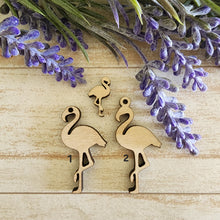 Load image into Gallery viewer, Flamingo Silhouette Shaped Stud &amp; Drops
