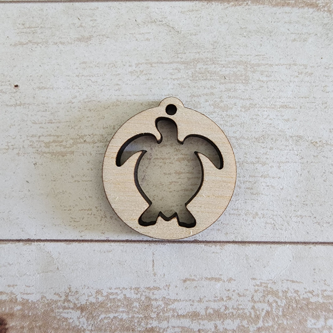 Sea Turtle Silhouette Studs & Drops