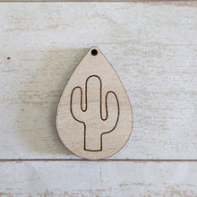 Load image into Gallery viewer, Cactus Silhouette Studs &amp; Drops
