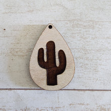 Load image into Gallery viewer, Cactus Silhouette Studs &amp; Drops
