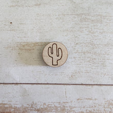 Load image into Gallery viewer, Cactus Silhouette Studs &amp; Drops
