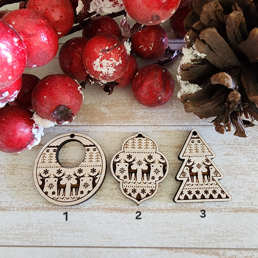 Christmas Vintage Bordered Drops