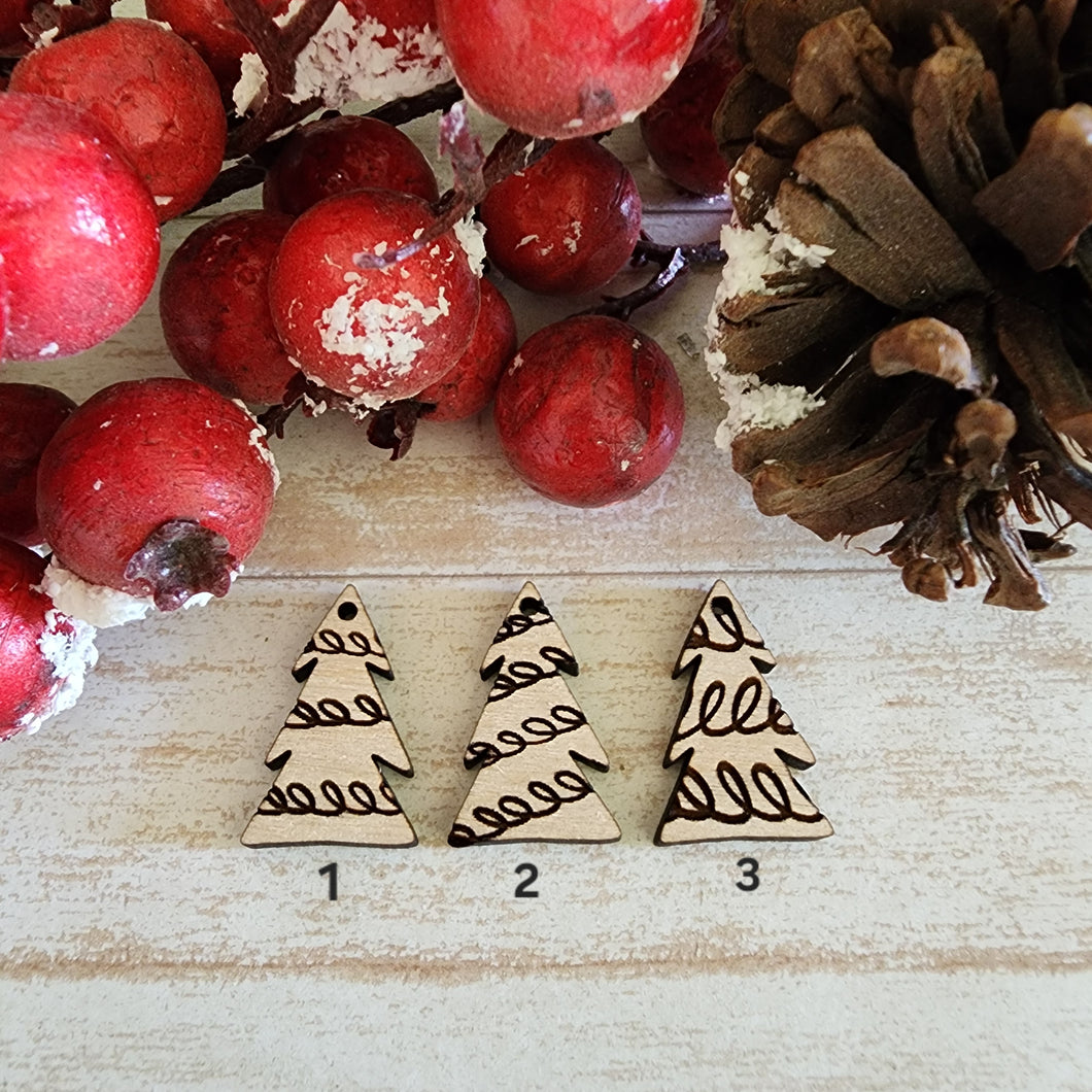 Christmas Delicate Tree with Loopy Garland Drops