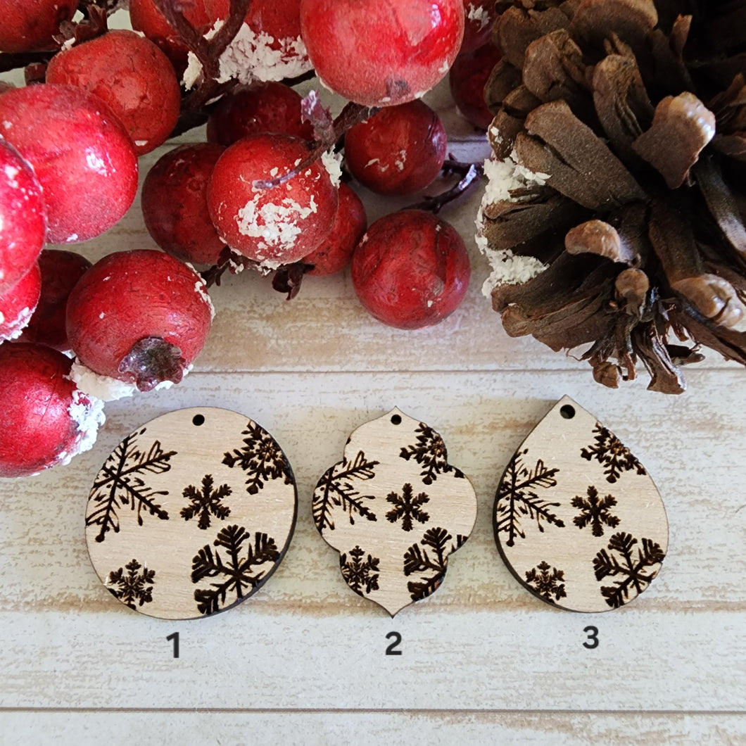 Christmas Snowflake Collage Drops