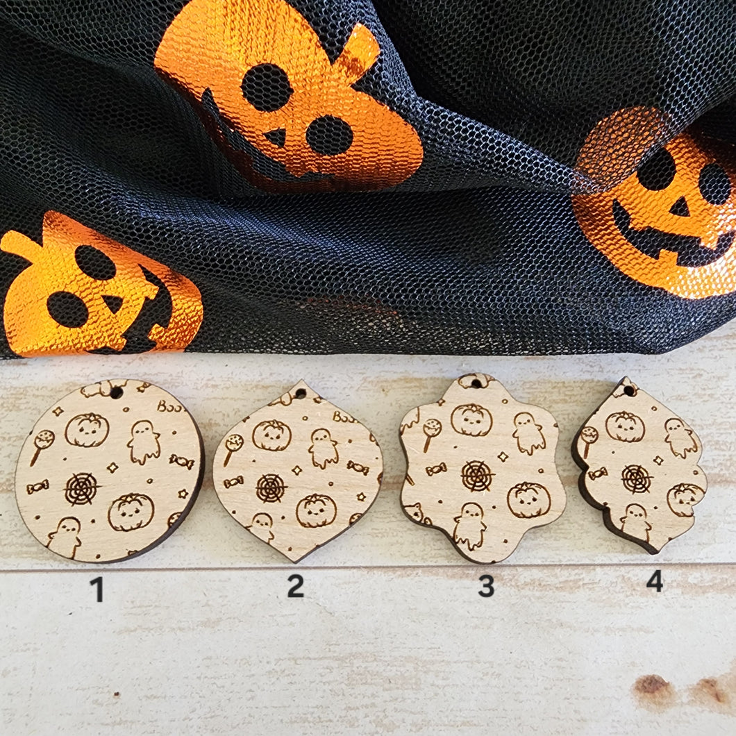 Halloween Cute Icons Collage Drops