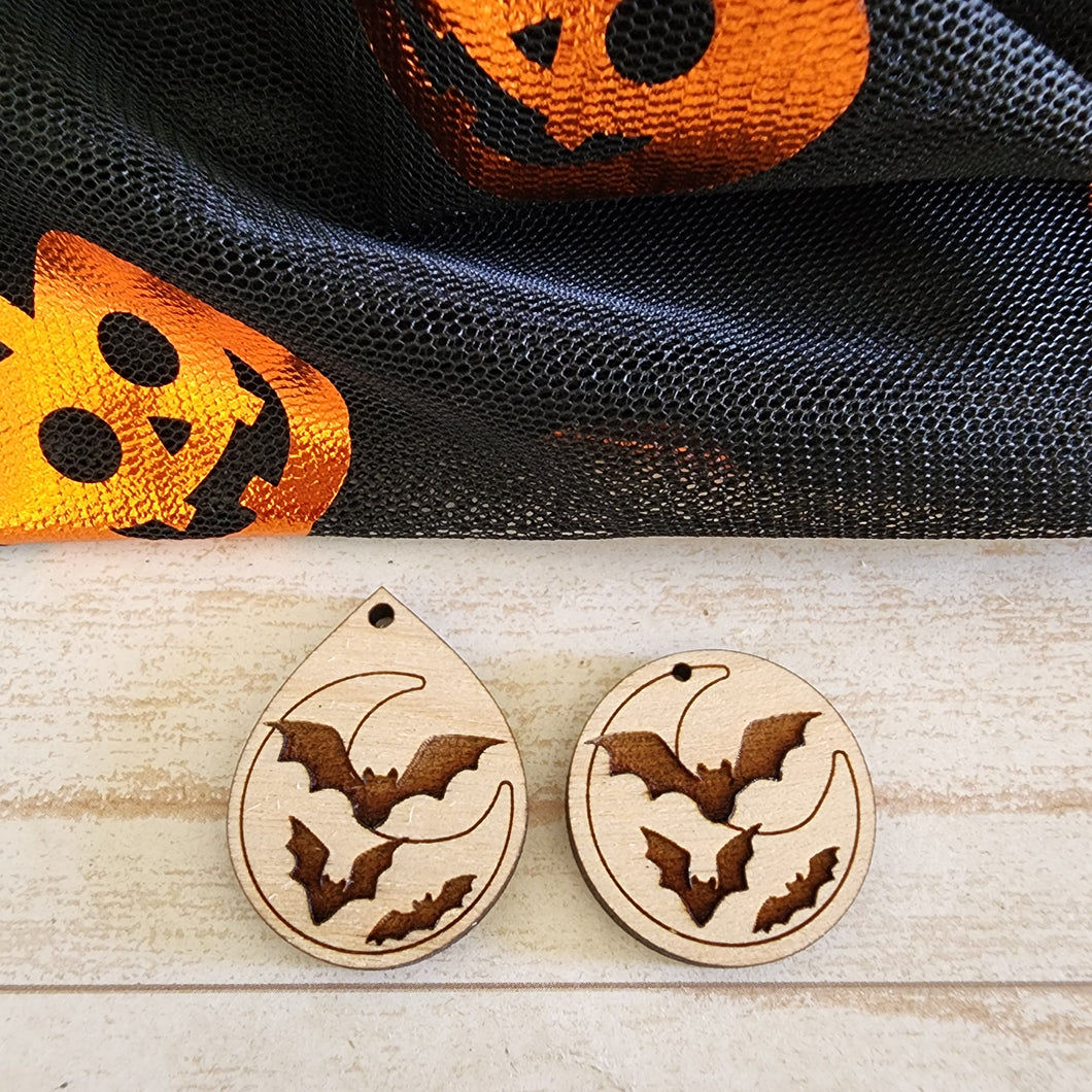 Halloween Bats & Moon Drops