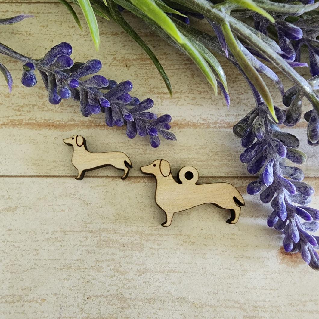 Dachshund Profile Stud & Drop