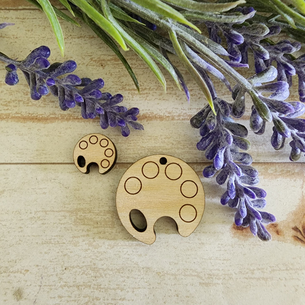 Paint Palette Stud & Drop
