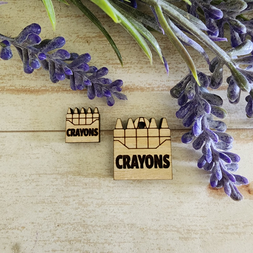 Crayons Box Stud & Drop