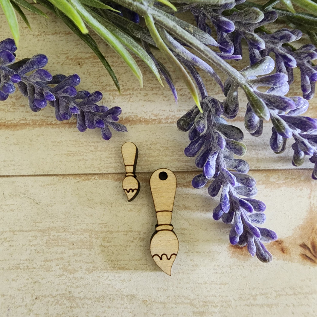 Small Paintbrush Stud & Drop