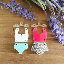 Load image into Gallery viewer, Summer Bikini &amp; Hanger Acrylic Drops
