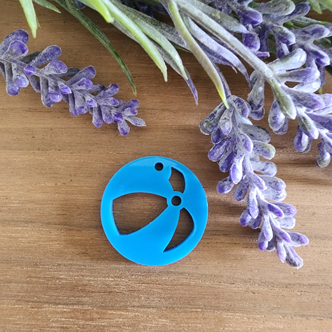 Summer Beach Ball Acrylic Drop