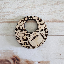 Load image into Gallery viewer, Leopard Sports Cutout Round Drops
