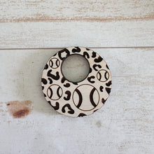 Load image into Gallery viewer, Leopard Sports Cutout Round Drops
