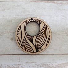 Load image into Gallery viewer, Boho Leaves Bordered Cutout Round Drops
