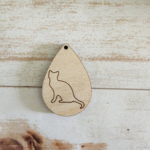 Load image into Gallery viewer, Cat Silhouette Studs &amp; Drops
