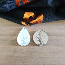 Load image into Gallery viewer, Halloween Spooky Tree Mirror Acrylic Drops
