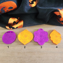 Load image into Gallery viewer, Halloween Spiderwebs Mirror Acrylic Drops
