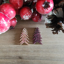 Load image into Gallery viewer, Christmas Acrylic Elongated Tree Drop
