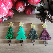 Load image into Gallery viewer, Christmas Acrylic Basic Trees 3 Piece Drops
