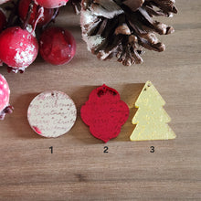 Load image into Gallery viewer, Christmas Merry Christmas Script Mirror Acrylic Drops
