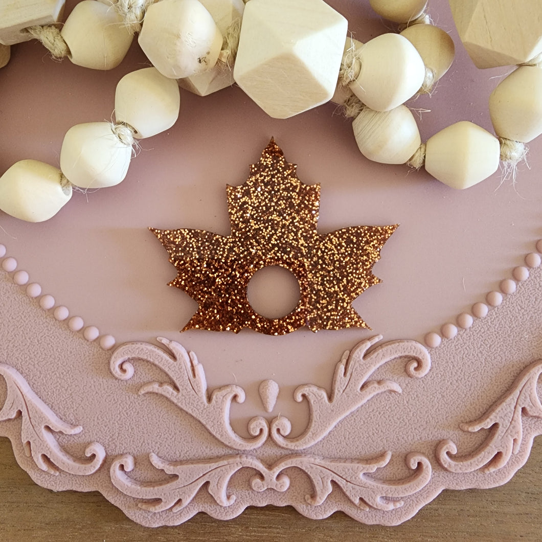3 Point Maple Leaf Tumbler Topper