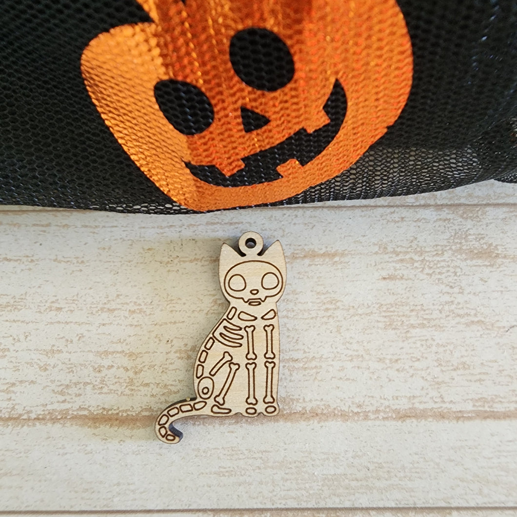 Halloween Skeleton Cat Drop