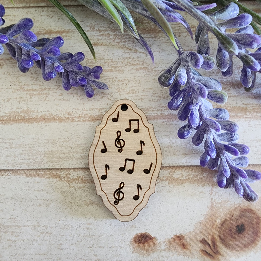 Music Notes Framed Tile Drop