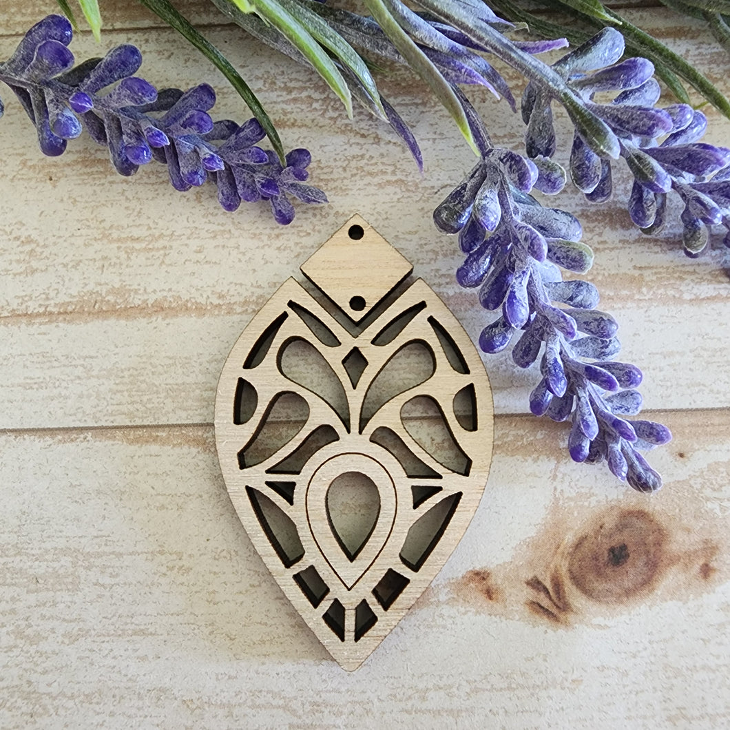 Geo 2 Piece Petal #2 Cutout Drop