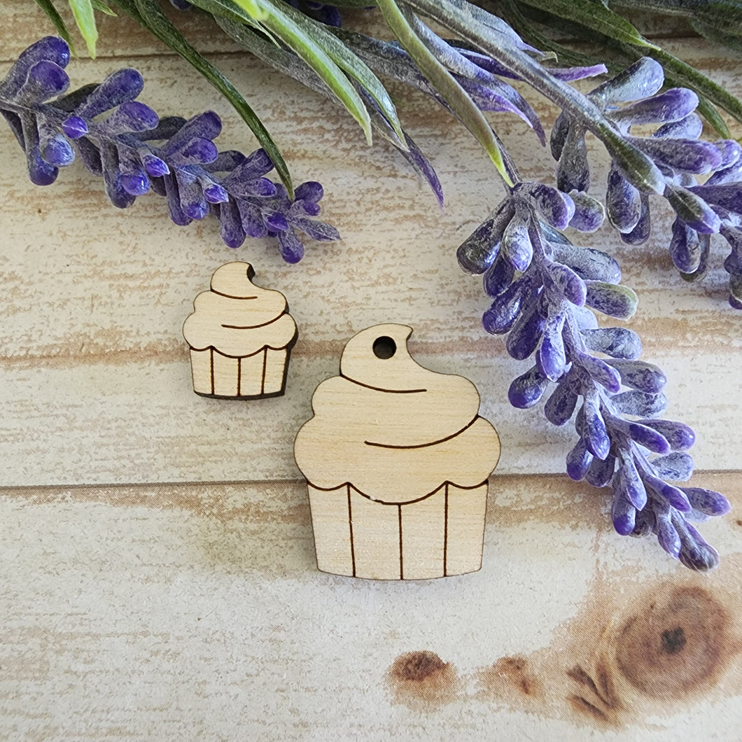 Cupcake Stud & Drop