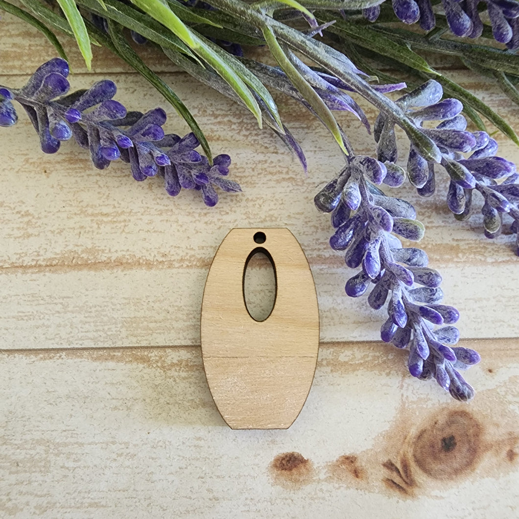 Flattened Cutout Oval Drop