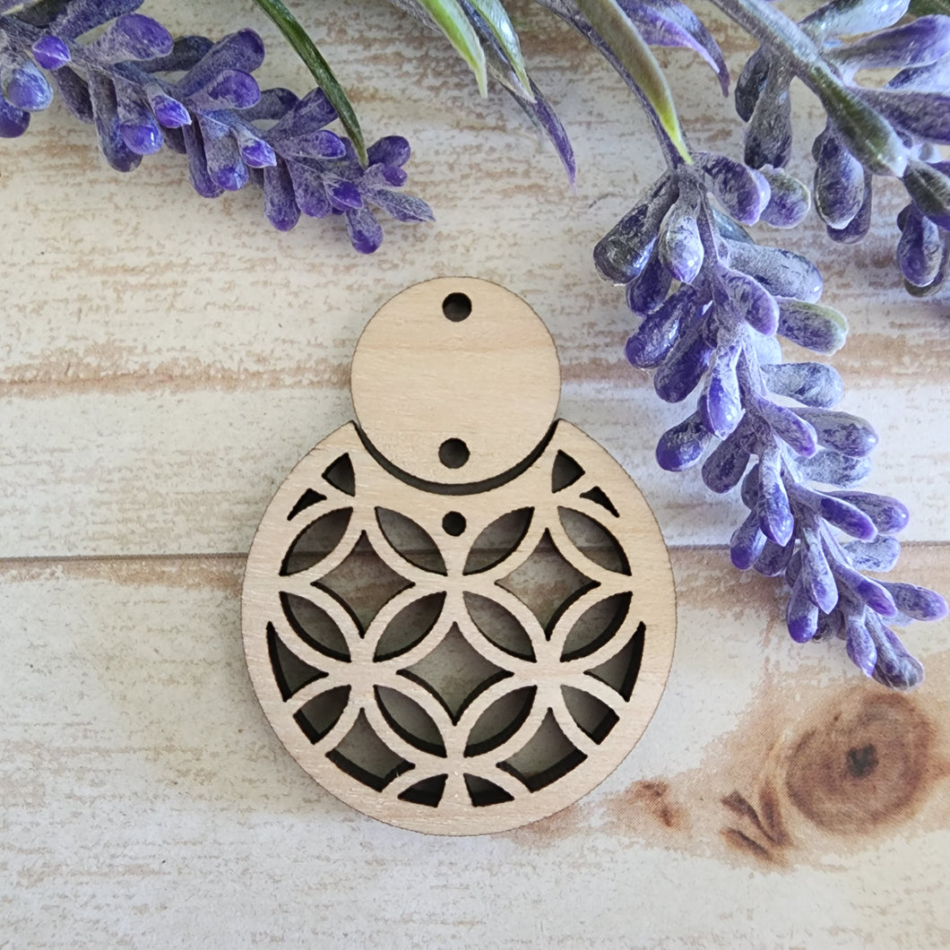 Geo #2 Round Cutout 2 Piece Drop