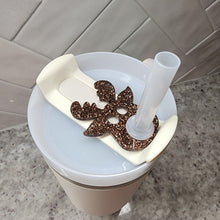 Load image into Gallery viewer, Reindeer Head Tumbler Topper
